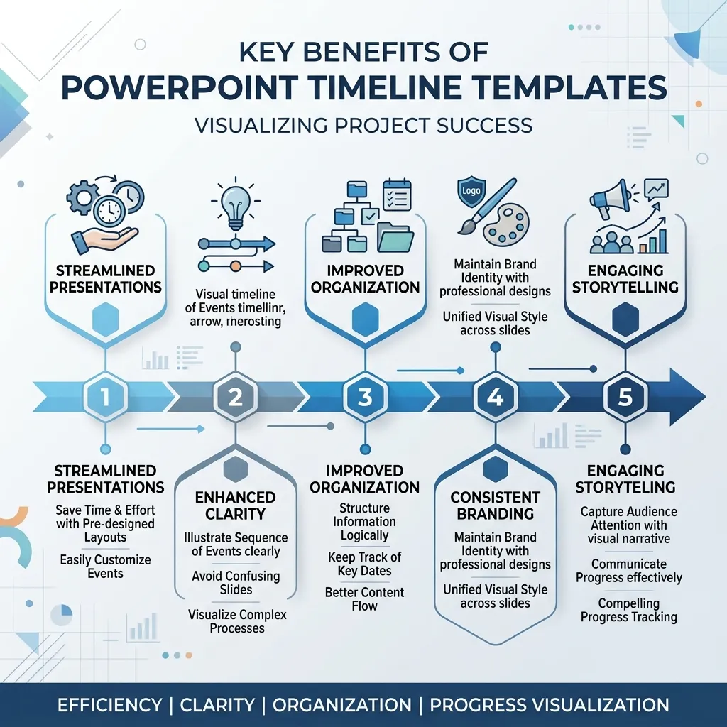 Key Benefits of Using a PowerPoint Timeline Template