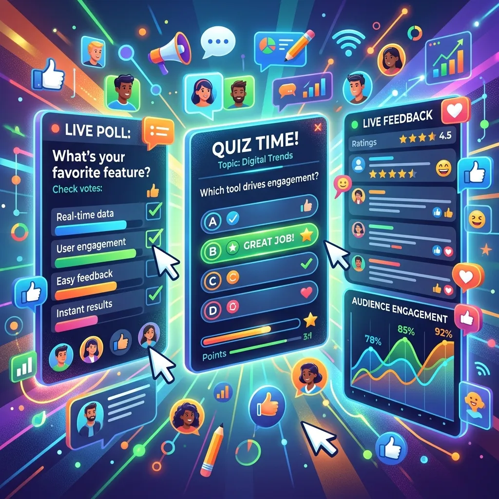 Polls, Quizzes, and Live Feedback