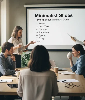 Minimalist Slides: 7 Principles for Maximum Clarity minimalist slide
