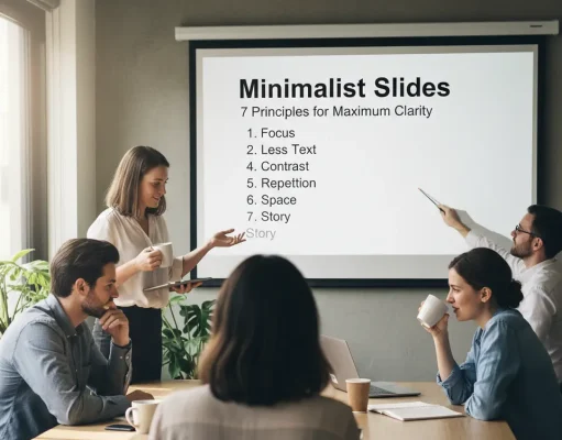 Minimalist Slides: 7 Principles for Maximum Clarity minimalist slide